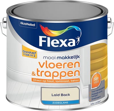 Flexa - Mooi Makkelijk Vloeren & Trappen Zijdeglans - Laid Back - Mengverf - 2,5 L