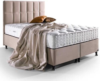 BSS Bedding Golden Prime - Bed Boxspring Set - 160 x 200 H4 / H5 - Complete Boxspring - Slaapkamerbed - 1 x Matras - 2 x Bedbox - 1 x Bedhoofdeinde