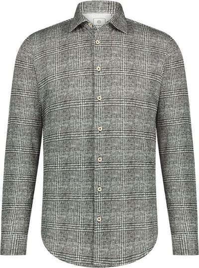 Blue Industry shirt ruit bruin