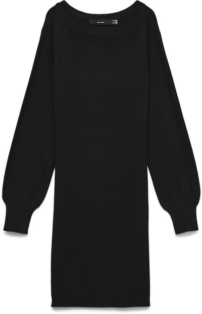 VERO MODA - VMHOLLYKARIS LS RIB DRESS EXC - Dames - Mini jurken