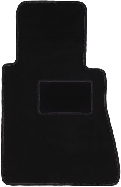 Bestuurdersmat zwart voor: Mercedes W116S sedan (1972-1980)