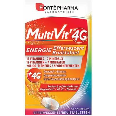 Forté Pharma MultiVit 4G Energie 30 Bruistabletten