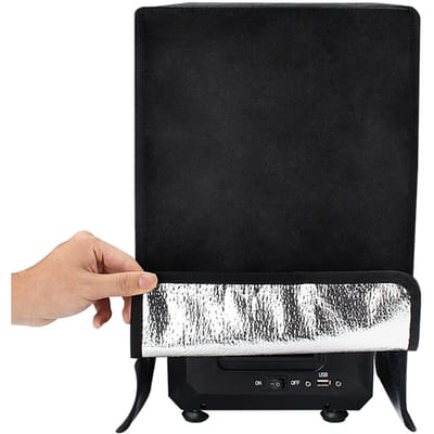 3D Printer Blackout Cover Beschermhoes Isolatiehoes Opbergkoker Bescherming tegen Zonlicht 260 x 260 x 400mm black