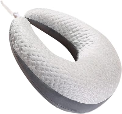 Armsteunkussen - Leeskussen Bed - Ontspanning Comfort - Ergonomische Steun - 60 x 58 cm - Grijs
