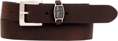 Petrol Industries Riem Jongens - Broekriem - Verstelbaar - Leer - Bruin - 65 cm
