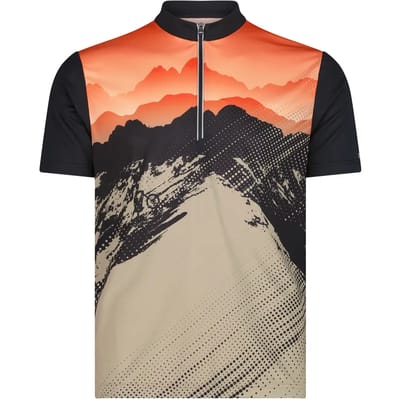 Geprinte T-shirt met rits CMP
