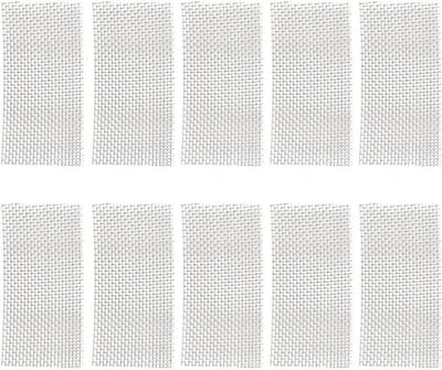 Allecto Plus - Aquarium Mesh Mat van Roestvrij Staal voor Aquarium, 10 stuks (5x10cm) - Geschikt voor Aquarium en Vissenvangst