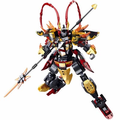 Sluban P.R. Mecha 12 Three Kingdoms LuBu bouwspeelgoed actiefiguur - Constructiespeelgoed bouwset met 552 bouwstenen - M38‑B1269 - vanaf 8 jaar