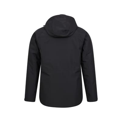 Mountain Warehouse Heren Alaskan 3 In 1 Waterdichte Jas (Zwart)