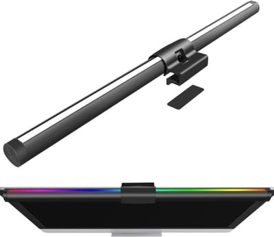 TopChoice® Monitorlamp - Bureaulamp - Leeslamp - 44x2x2cm - Kunststof