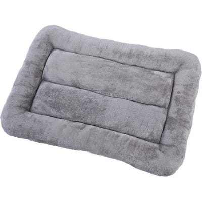 Huisdiermat Korte Pluche Comfort Verdikt Warm Katten en Honden Universeel Ademend Hondenbed Hondenmat Slaapmat Huisdierbenodigdheden S:75*55CM gray