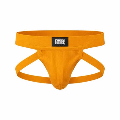 Barcode Berlin Anton Jockstrap Yellow - MAAT S - Heren Ondergoed - Jockstrap voor Man - Mannen Jock