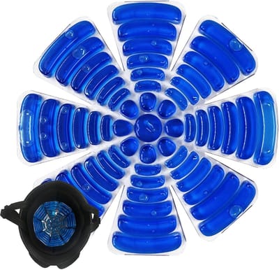 Koelkap Ijszak - Thermische Voering - Buitensport Comfort - Fase Veranderend Materiaal - 20 cm - Wit