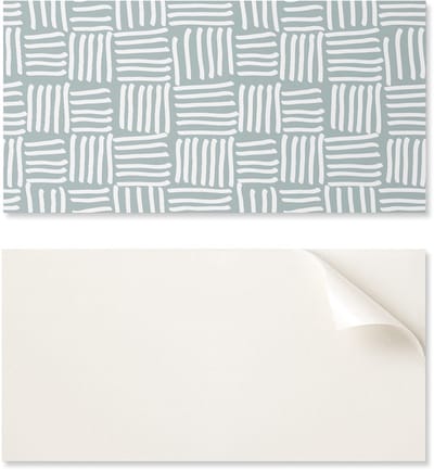 PVC-tegels met een motief, eenvoudige decoratie voor de eetkamer, geometrisch lijnpatroon, 6x60x30 cm