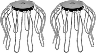 Nat Bladvanger Regenpijp - Staal - 10 X 12cm - 2 Stuks