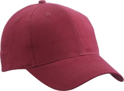 *** Baseball Cap - 6 Panelen - Katoen - Bordeaux - Perfect voor elke outfit - Zomer Zon Bescherming - van Heble® ***