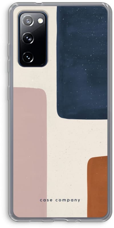 Hoesje geschikt voor Samsung Galaxy S20 FE / S20 FE 5G hoesje - Geo #5 - Soft Cover Telefoonhoesje - Bescherming aan alle Kanten en Schermrand