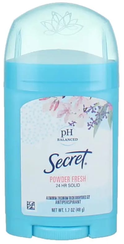 Secret powder fresh 48 g – Antitranspirant stick voor dames – poederfrisse geur, 48 g
