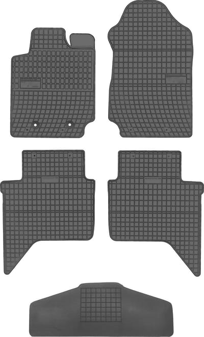 Max-Dywanik Frogum Serie - Ford Ranger Matten - Zwarte Bescherming - 2015-2022 - Ergonomische Pasvorm