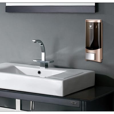 Lotion Vloeibare Zeepdispenser Muurbevestigde Badkamer Douche Dispenser Fles gray