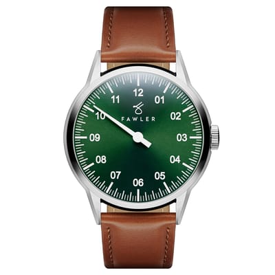 Paz | Groen roestvrijstalen horloge met één wijzer