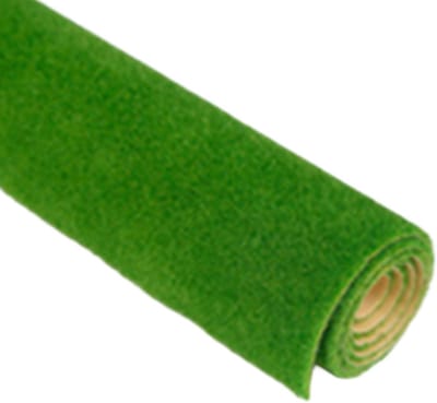 Kunstgras Mat - Synthetisch Gazon - Modelbouw Landschappen - Realistisch Visueel Effect - 50x50 cm - Groen