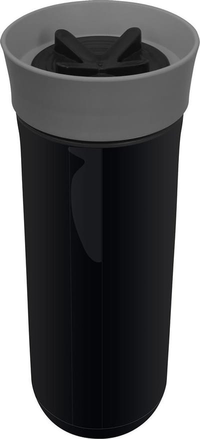 Koziol Drinkfles Safe-to-go 700 Ml Zwart/grijs