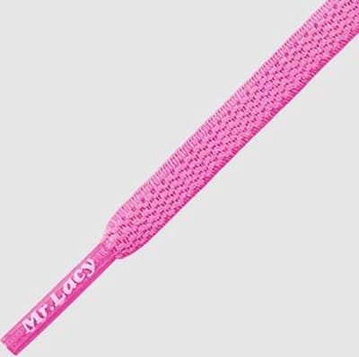 Mr. Lacy - Schoenveter - Flexies - Plat - Lipstick Roze - Elastische veters - Lengte70 cm