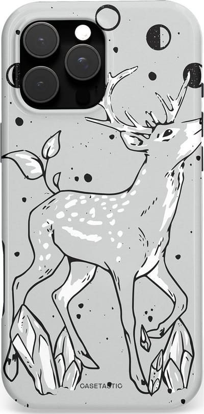 Casetastic Hoesje Geschikt voor Apple iPhone 16 Pro Max Magsafe - Stijlvolle Beschermende Duo-layer Case - Kristalwoud