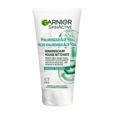 Garnier SkinActive Hyaluronzuur Aloë Vera Gezichtsreinigingsschuim - 3 x 150 ml - Voordeelverpakking