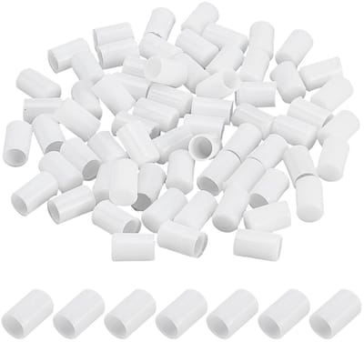 Dailygoods- Eindkappen 150 Stuks - PVC - Rubberen Caps - 0,3 Inch Diameter - Hek/Post Protectors - Zacht - Voor Renovatie/Onderhoud - Rubberen Doppen
