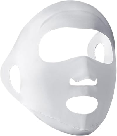 Gezichtsbedekking Zonbescherming - Outdoor Masker - Bescherming Buiten - Elastisch Oorlus - 27.5 x 18 cm - Zwart