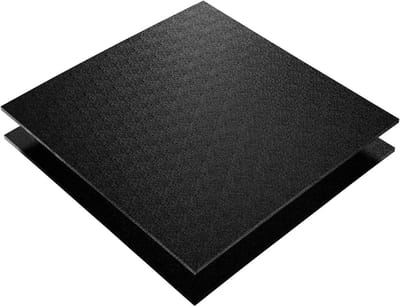Kunststof Plaat - ABS Plaat - Doe-het-zelf - Gerecycled Materiaal - 100 x 375 cm - Zwart