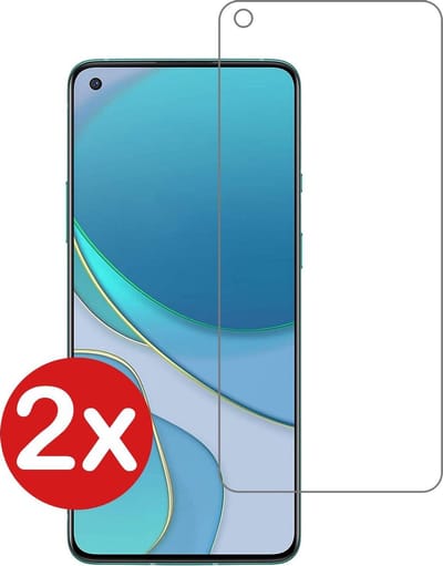 Screenprotector - 2 Stuks - Geschikt voor OnePlus 8T - Extra Sterk - Beschermglas - Gehard Glas - Tempered Glass - Screen Protector