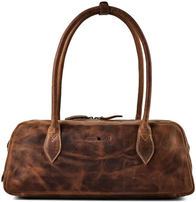 GREENBURRY schoudertas Vintage East / West Shoulder Bag Brown bruine