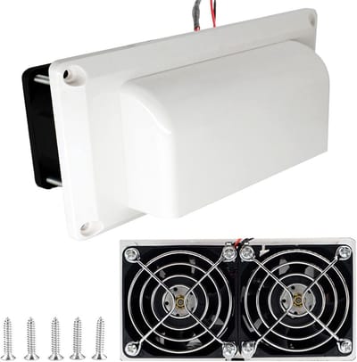 Ventilator 12V voor Caravan en Camper - Stil en Energiezuinig