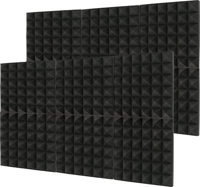 Geluiddempende bekleding - Isolatieplaten - Sound-absorbing upholstery - Akoestische schuimtegels, geluiddichte studioschuimen - soundproof studio foams -Sound dampening 12