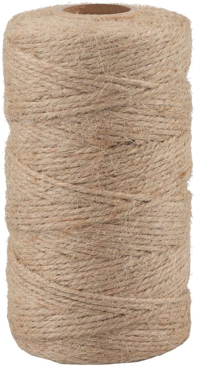 Dailygoods- Tuintouw 100m - Jute Touw 1,5 mm - Duurzaam Bindtouw - Ambachten - Geschenkverpakking - Tuinieren