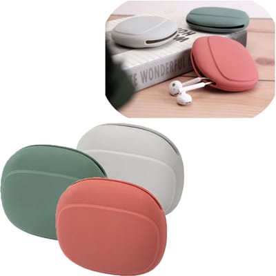 kabelorganizer - koptelefoon hoes - hoofdtelefoon/headphone case - Minitas - Oplaadkabeltas - sleutelhoesje - 3 stuks - opberghoesje voor oordopjes - Koptelefoon case - Opbergdoos voor hoofdtelefoon - Beschermhoes voor hoofdtelefoon - koptelefooncase