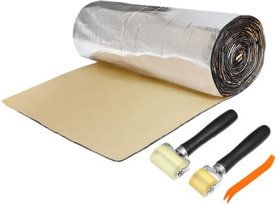 Dailygoods- Geluidsisolatiemat 5 mm - Geluidsisolatie - Akoestische Panelen - Deur Isolatie - Warmte-isolatie - 100 x 60 cm