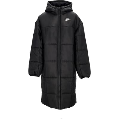 Lange donsjas W Thermic Classic Parka voor dames, zwart/wit