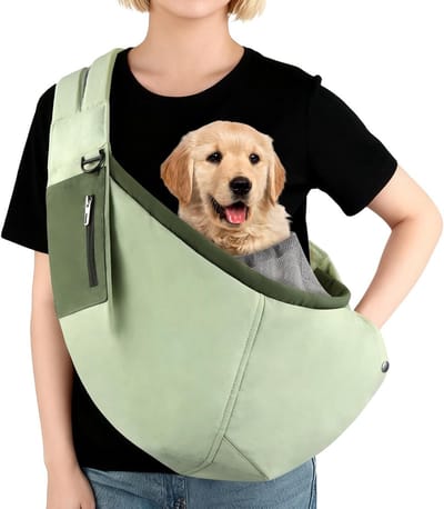 Handsfree Hondenharness voor Kleine Honden, Comfortabel en Ademend, Essentiële Hondaccessoires voor Veilig Reizen met Puppies