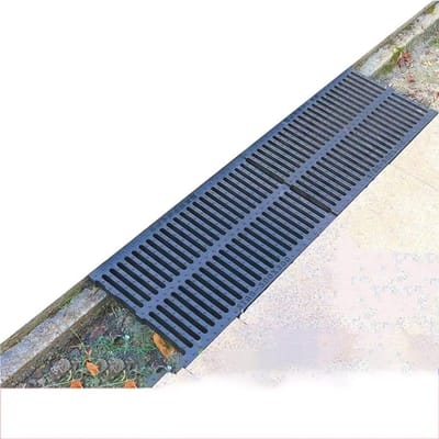 Afvoergoot Deksel - Afvoerrooster Lineair - Water Snel Afvoeren - Anti-Verstopping Ontwerp - 500x350x30mm - Zwart
