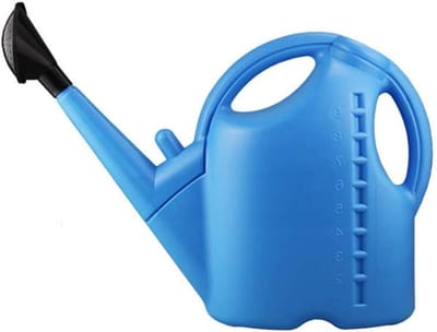 Kunststof gieter - Planten watergever - Planten water geven - Lange smalle sproeier - 9 liter - Blauw