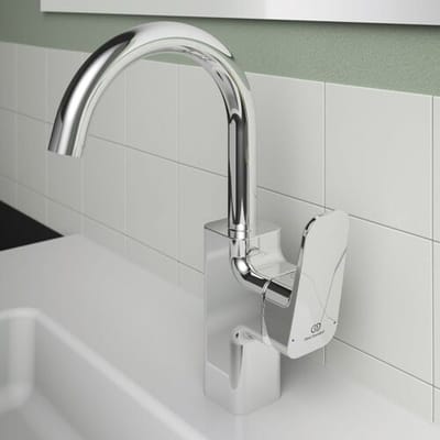 Ideal Standard CeraPlan - Wastafelkraan met draaibare uitloop en waste, chroom BD235AA