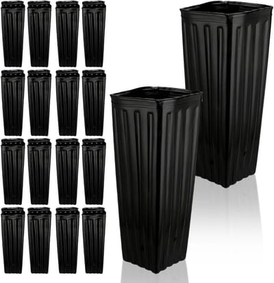 50 Stuks Herbruikbare Boompotten voor Diepe Kwekerijen, Hoge Plantenpotten voor Zaailingen met Afvoergaten, 12x32cm, Ideaal voor Tuinieren en Plantenverzorging