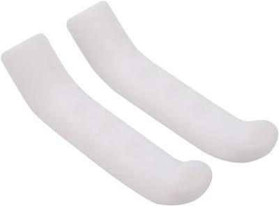 Remhendel Covers - Fietsgrepen - Comfortabel Fietsen - Ergonomische Grip - 2 Stuks - Wit