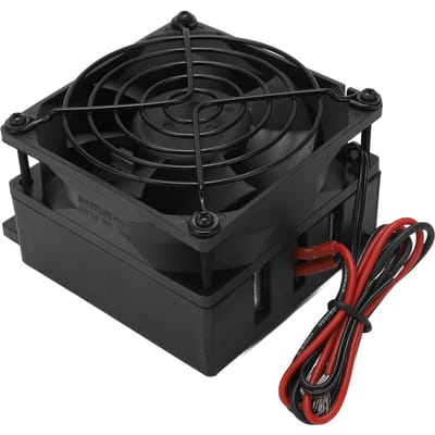 Chauffage à air PTC Chauffage rapide 30S Isolation à température constante 150W Petite taille Portable Ventilateur chauffant PTC 220V black