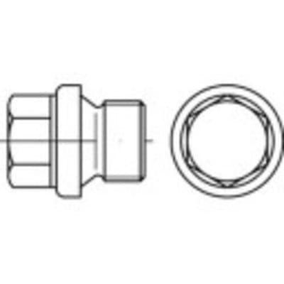 TOOLCRAFT 112803 Sluitschroeven 5/8 Zoll Buitenzeskant DIN 910 Staal 25 stuk(s)