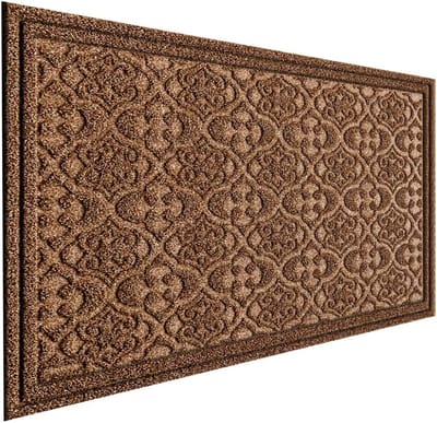Famanu – Buitendeurmat 91 x 61 cm, zwaar en duurzaam, voor gebruik bij de voordeur, patio en garage
